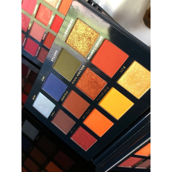 Ace Beaute Scarlet Dusk & Vintage Dawn Eyeshadow Palettes 2 Set Sunset Rainbow - Picture 6 of 12